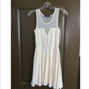 Off white Ocean Drive mini dress open mesh back